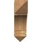 Ekena Millwork Thorton Arts & Crafts Rough Sawn Bracket, Western Red Cedar, 6"W x 20"D x 20"H BKT06X20X20THR03RWR - alternate 3